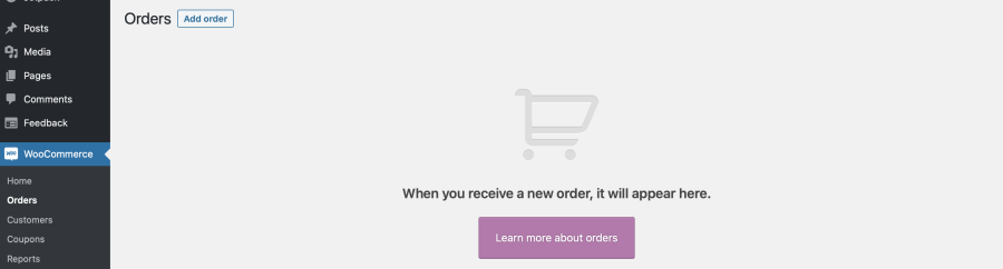 woocommerce orders