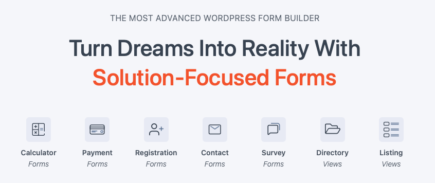 Formidable Forms plugin