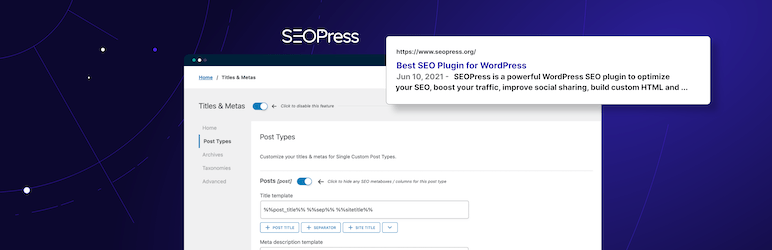 SEOPress plugin