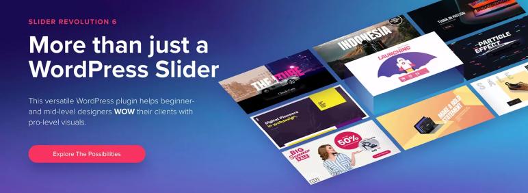 Slider Revolution banner