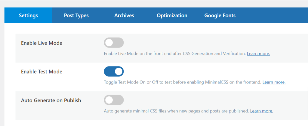 how to settings