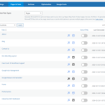 minimalcss pages posts tab